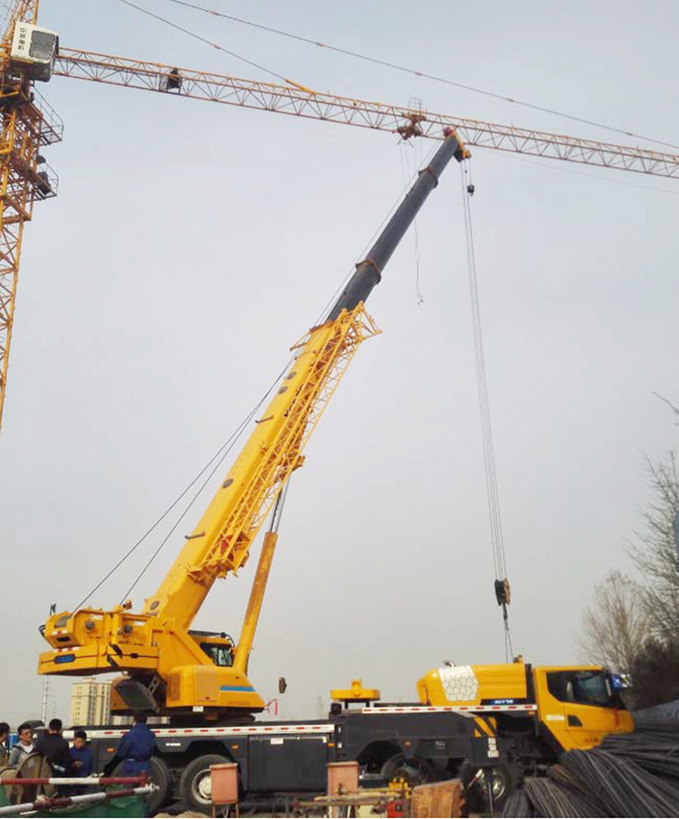 XCMG Official 50 ton truck cranes XCT55L5 China new hydraulic arm crane for sale